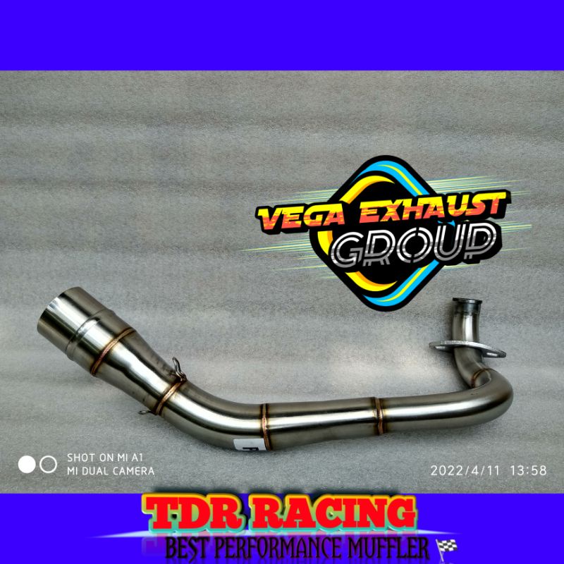 leher knalpot racing INLET 50/38 PCX/VARIO 110-160CC FULLBANDING NON SAMBUNGAN inlet 38 dan 50 heade