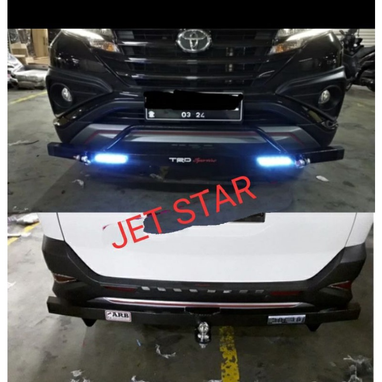 paket towing belakang+tanduk mini all new Rush Terios 2018-2022