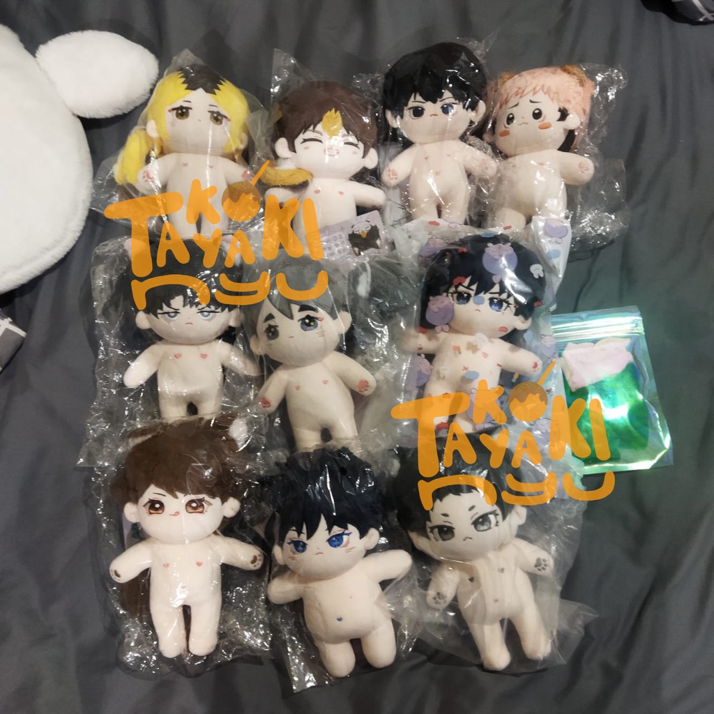 [READY STOCK] DOLLS HAIKYUU, JUJUTSU KAISEN, SHINGEKI NO KYOJIN, BUNGO STRAY DOGS 20CM