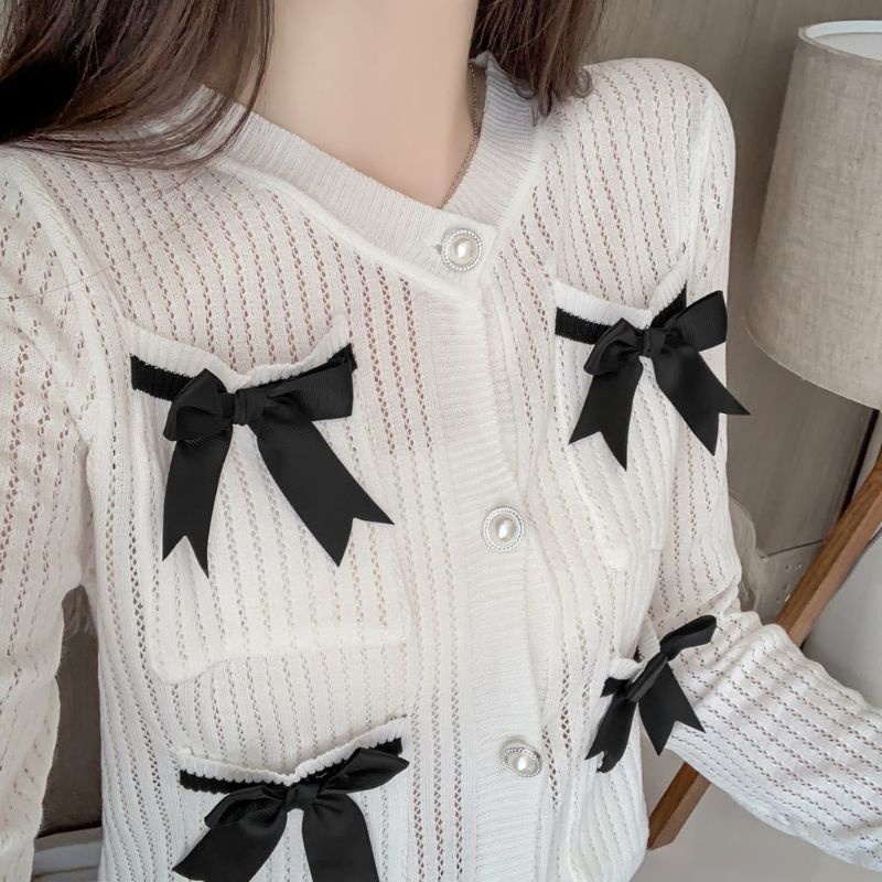 MDLV ~ 7372 FILLETA LONG SLEVEE KNIT CARDIGAN KARDIGAN KOREA KARDIGAN RAJUT CWK FASHION IMPORT