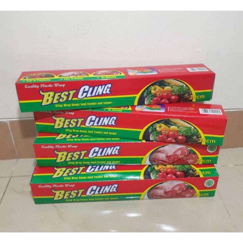 Plastik Wrap BEST CLING 30cmx30m Pembungkus Buah Makanan