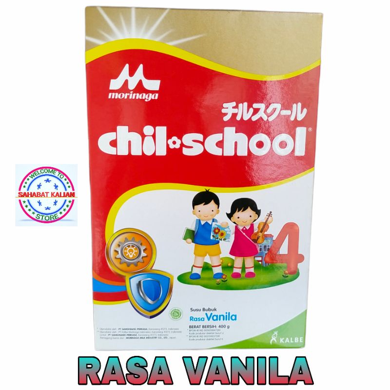 Chil School Gold Vanila 400gram Usia 3 - 12 Tahun