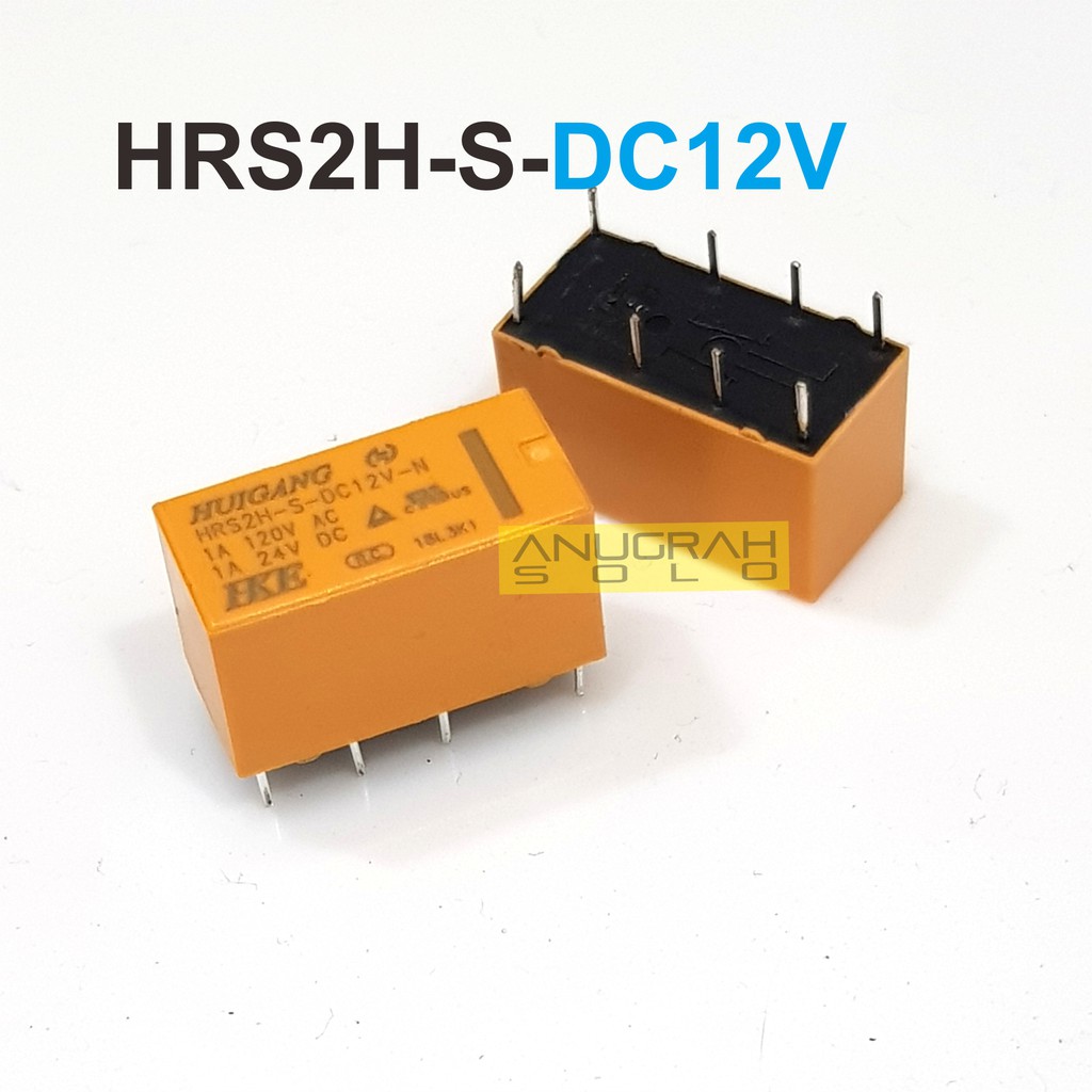 Relay HKE 12V DC 1A 8 Pin HRS2H