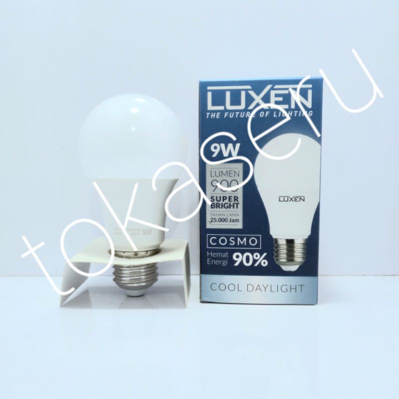 Luxen led bulb 9 watt lampu LED Luxen