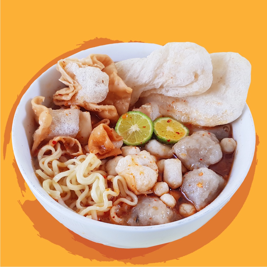 

Baso Aci Tulang Rangu Mie Komplit Instan | Baso Aci Pedas Enak