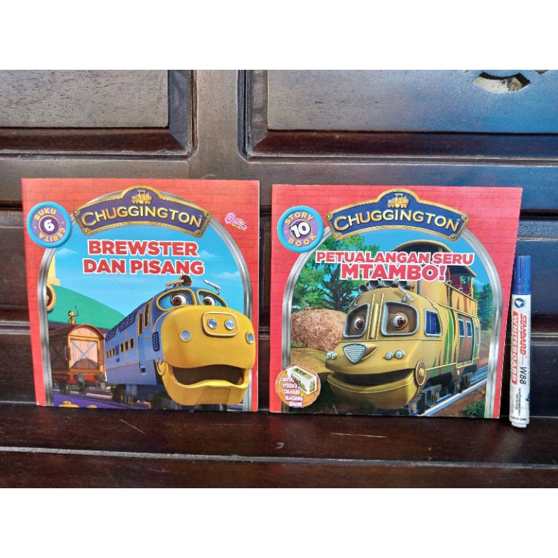 Paket 2 buku cerita anak seri chuggington (preloved/second/bekas)