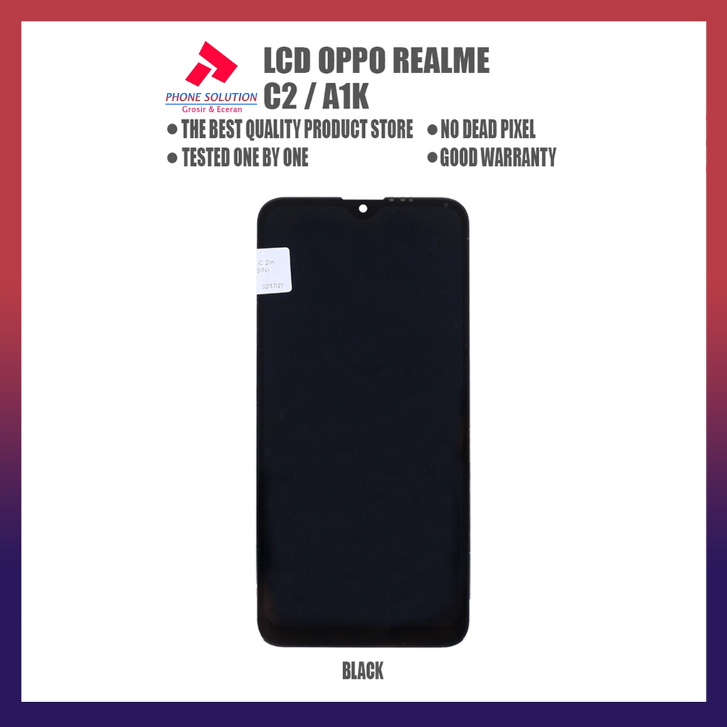 LCD Realme C2  LCD Oppo A1K High Version Fullset Touchscreen - Parts Kompatibel Dengan Produk Oppo // Supplier LCD Realme C2 - Garansi 1 Bulan