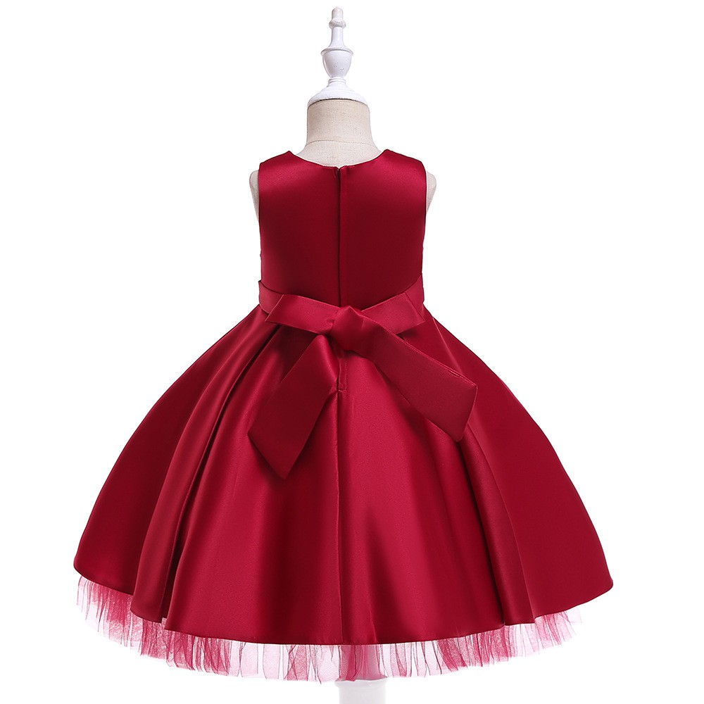 [Brandedbaby]  3T-5T B2W2 DRESS PESTA ANAK PEREMPUAN IMPORT / BAJU PESTA ANAK TUTU SATIN IMPORT buya