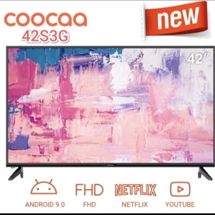 Ready Charle | Coocaa Led Tv 42S3G-42 Inch Smart Android Youtube Netflix New 2020 Murah