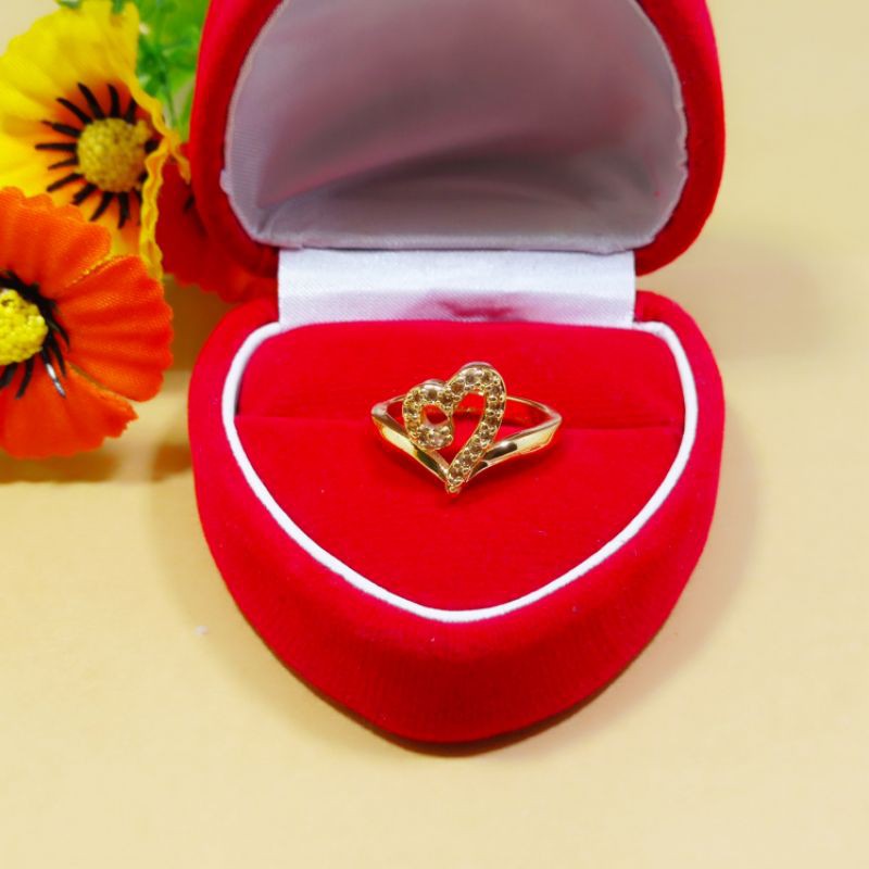 cincin love dewasa, perhiasan xuping mewah