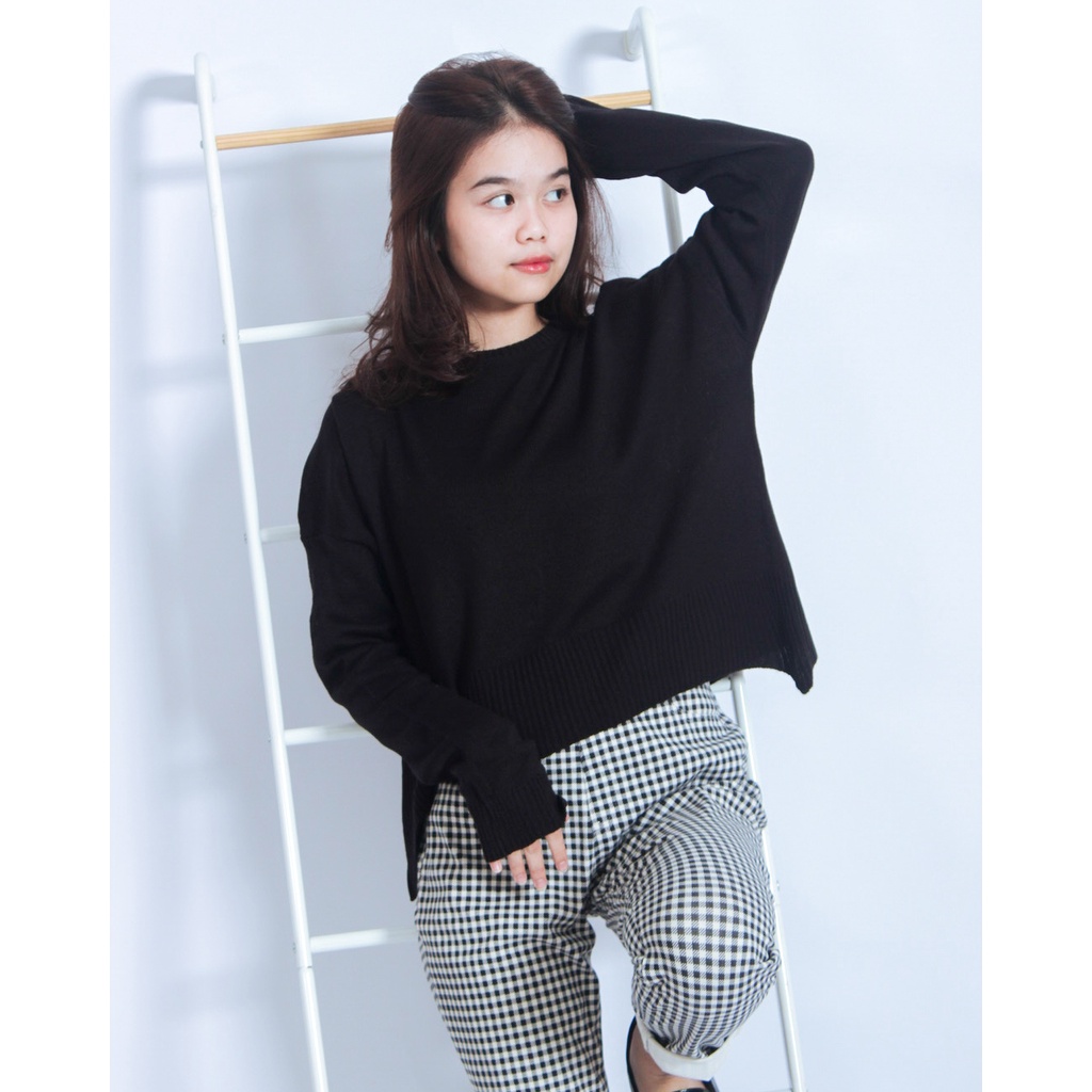 KALILA - Atasan Rajut Halus Wanita ALEXA CROP