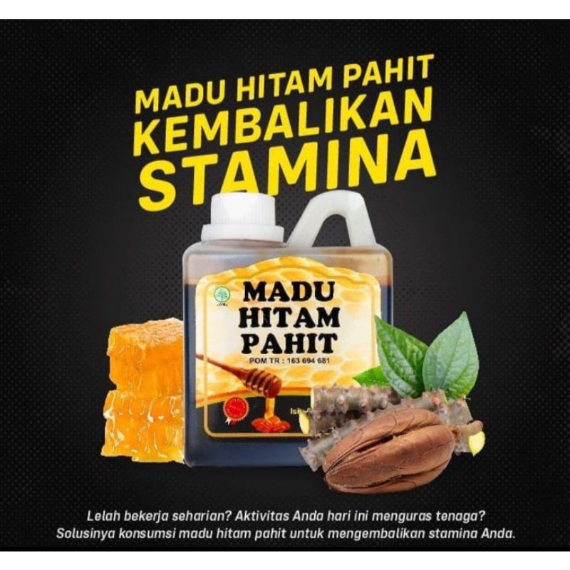 

Madu Hitam Pahit Kharisma 600gr