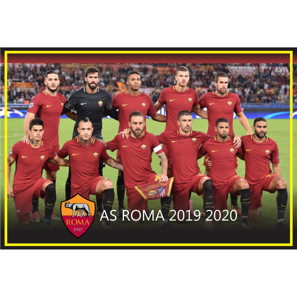 

POSTER SUDAH DILAMINASI UKURAN A3+ AS ROMA BAHAN ART PAPER 310GR TAJAM,TIDAK PECAH,AWET DIGITAL