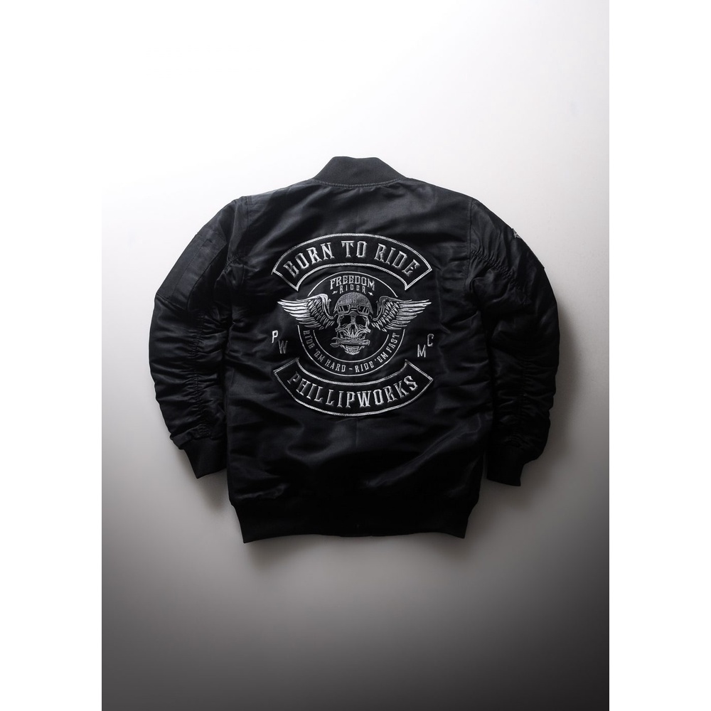 JACKET BOMBER MOTOR PHILLIP WORKS RIDE TO BORN BEST SELLER