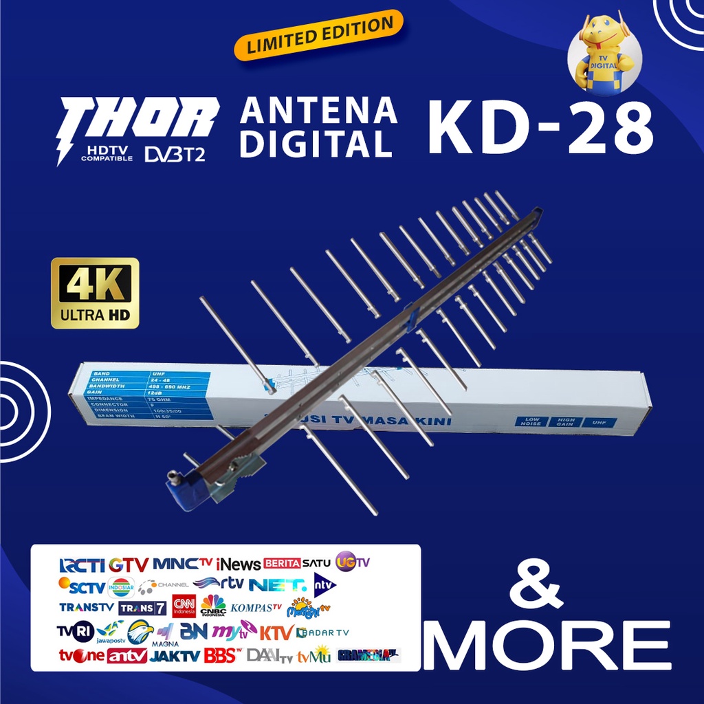 Thor Digital Antena antena Knock Down