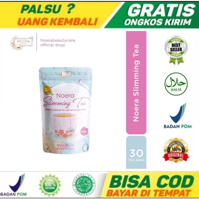 

( COD ) Noera Slimming Tea | Noera Teh Hijau | Teh Diet Herbal Pelangsing Slim Tea Noeraskincare