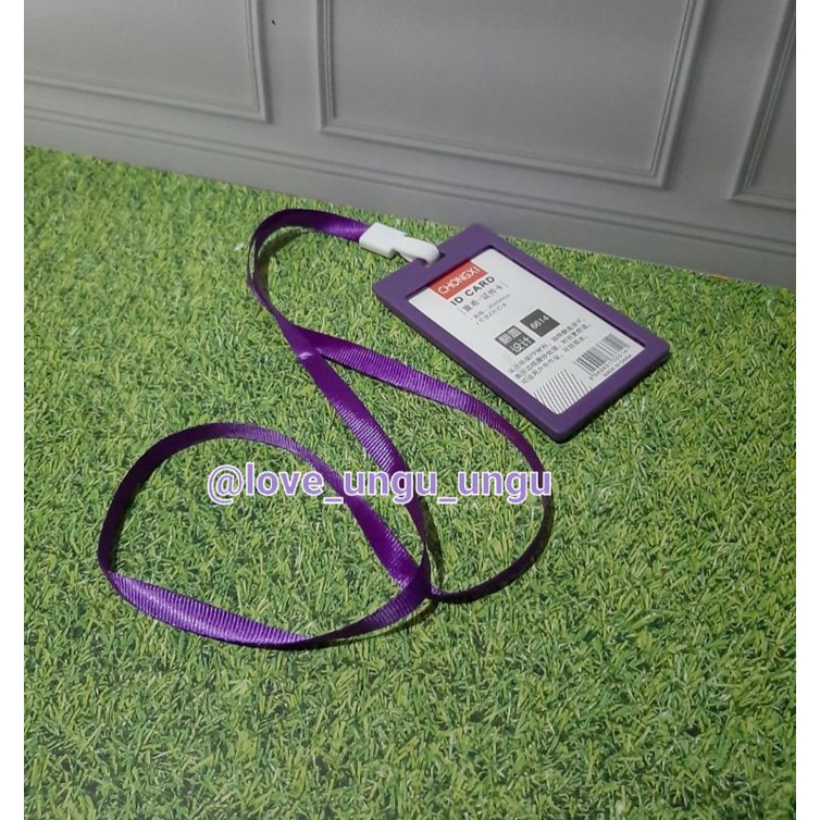 

Id Card Holder Gantungan Ungu