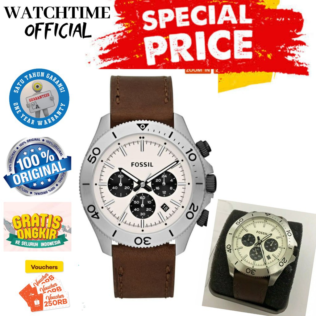 JAM TANGAN PRIA FOSSIL ORI ORIGINAL CH 2886 JAM TANGAN COWOK CHRONO AKTIF TER MURAH KEREN