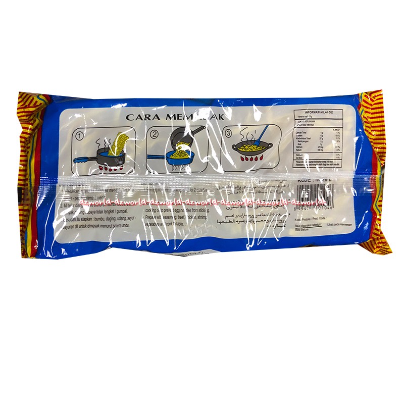 Mi Telur Kepala Kuda Menjangan 200gr Mie Kuning Telor Instan Bungkus Biru Koeda Mejangan