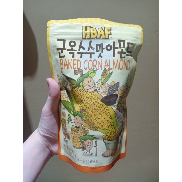

HBAF Baked Corn Almond 210Gram