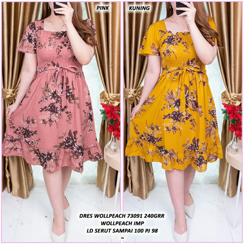 dress wanita/dress wanita bahan import/baju gereja/baju natal/dress kondangan/baju wanita murah