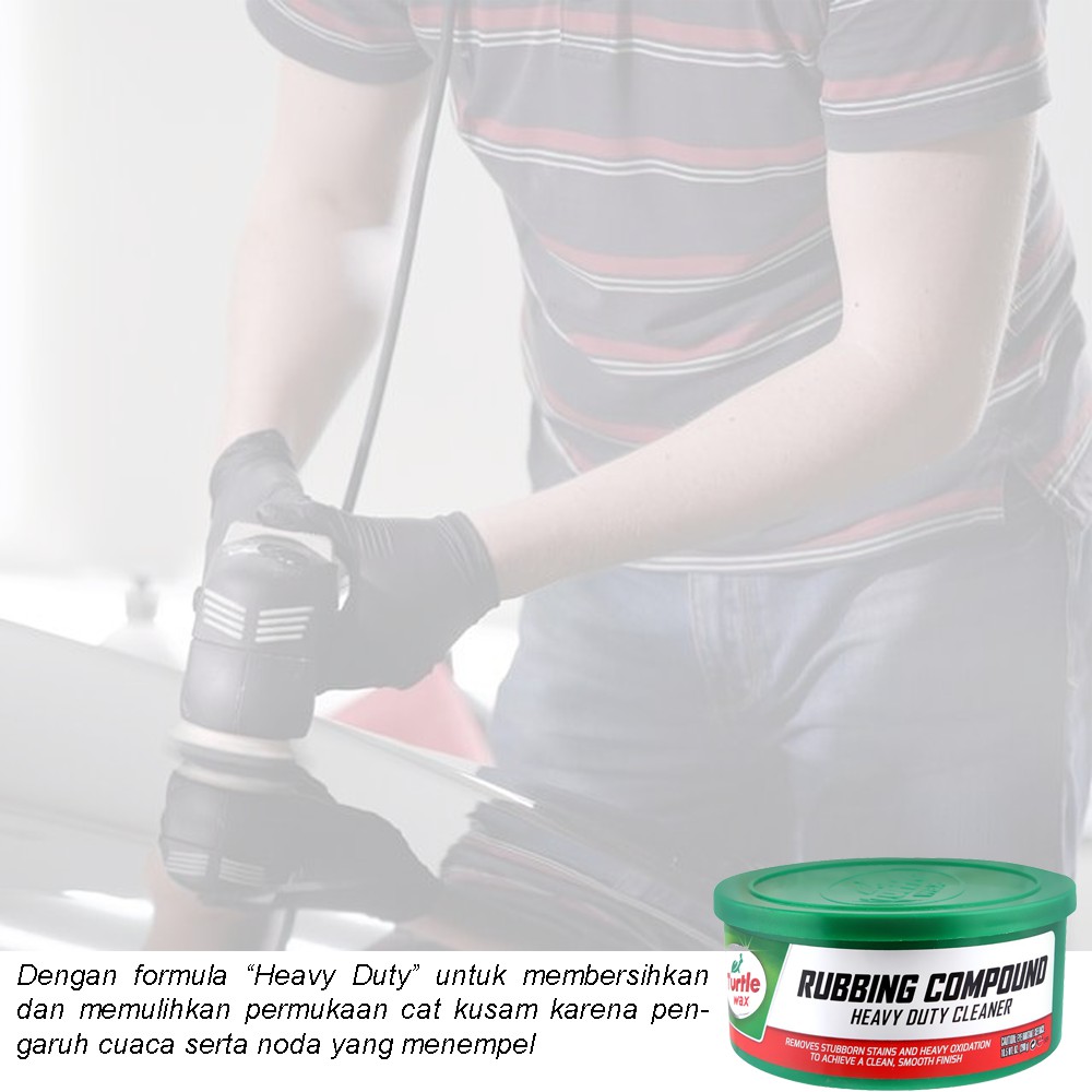 Turtle Wax Rubbing Compound 298g - Paste / Pasta Pembersih Goresan Dan Noda Yang Menempel