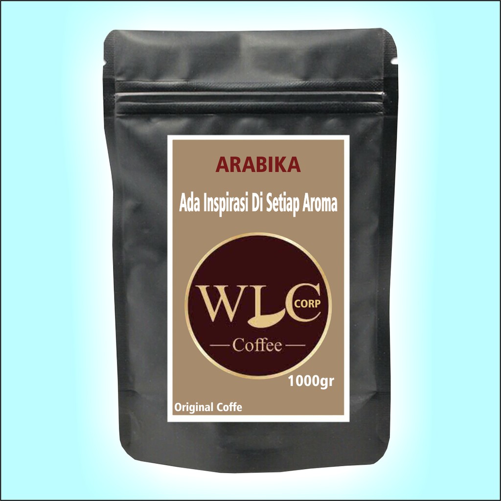 

1000gram Arabika Kopi Coffe Bubuk Hitam / Original Arabika Posong Asli Murni Temanggung