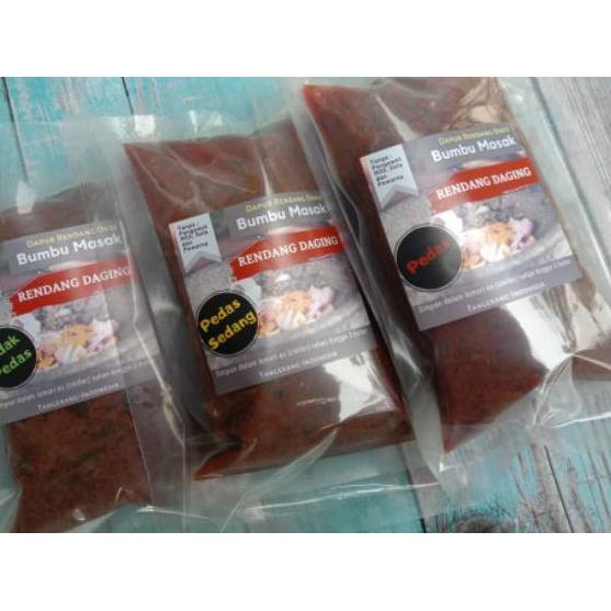 

GF6✰ Bumbu RENDANG Asli Padang 1 KG Daging 350 grm Paling Laris