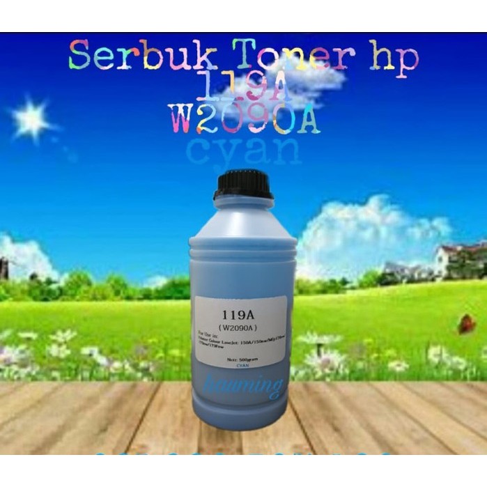 Serbuk Toner Refill 119A 150A 150NW MFP178 MFP178NW MFP179 MFP179FNW W2090A COLOUR 100gram