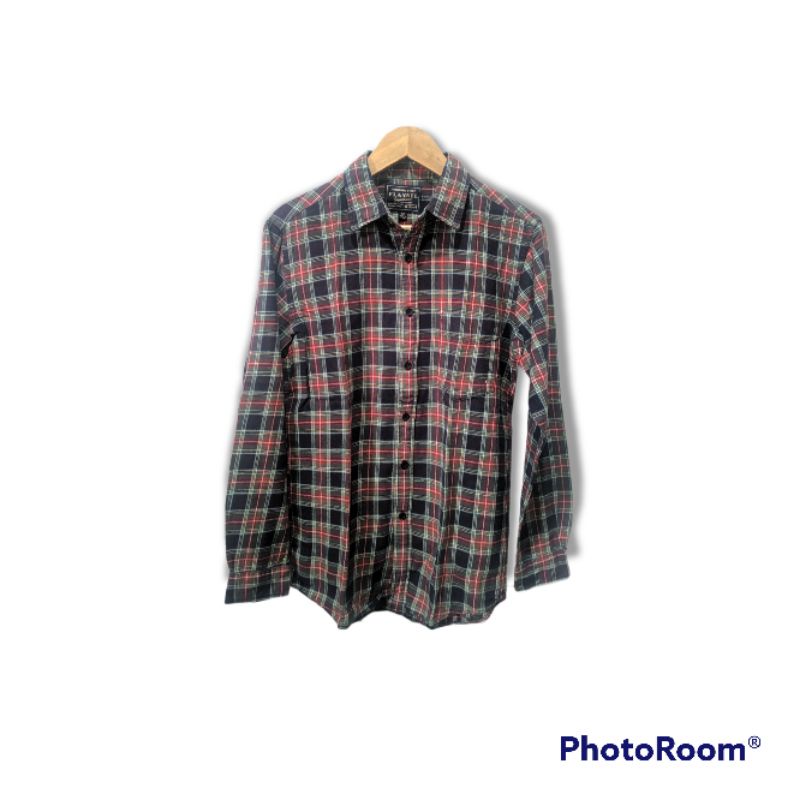 Kemeja Flanel (uniqlo) second original
