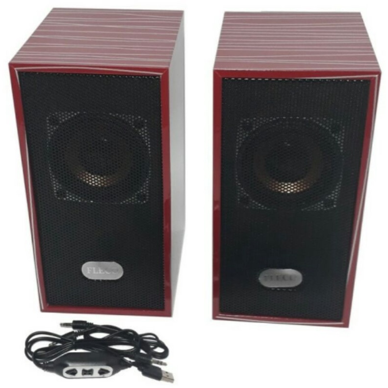 Cod Speaker Fleco super bass F-233B Speaker Laptop//Komputer//tv//Hp