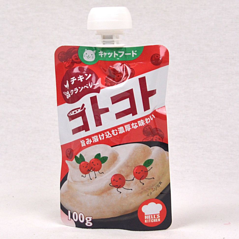 

KOTOKOTO Snack Kucing Chicken And Cranberry 100g