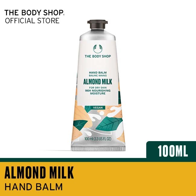 Jual The Body Shop Almond Milk Hand Balm Hand Cream 100ml Shopee