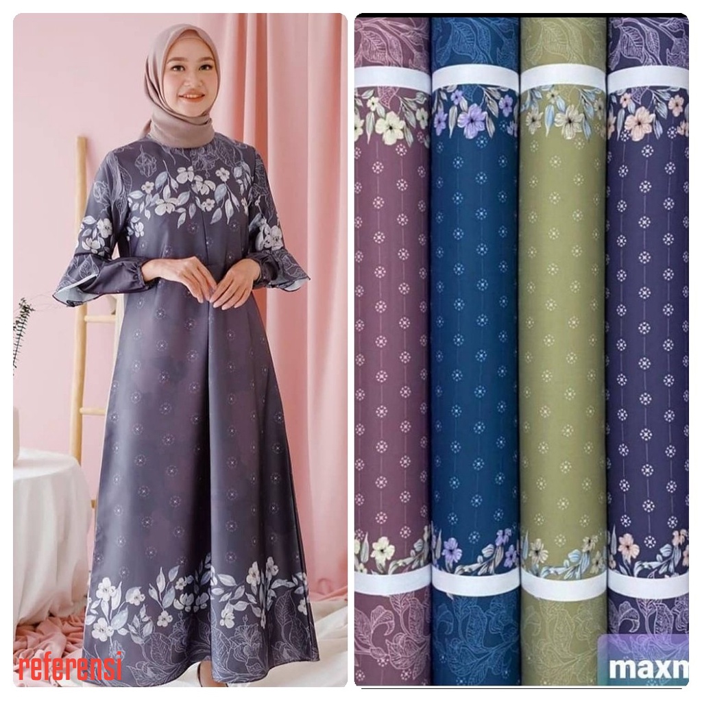 Kain Maxmara Luxury n Silk Motif Sevilla harga per setengah meter