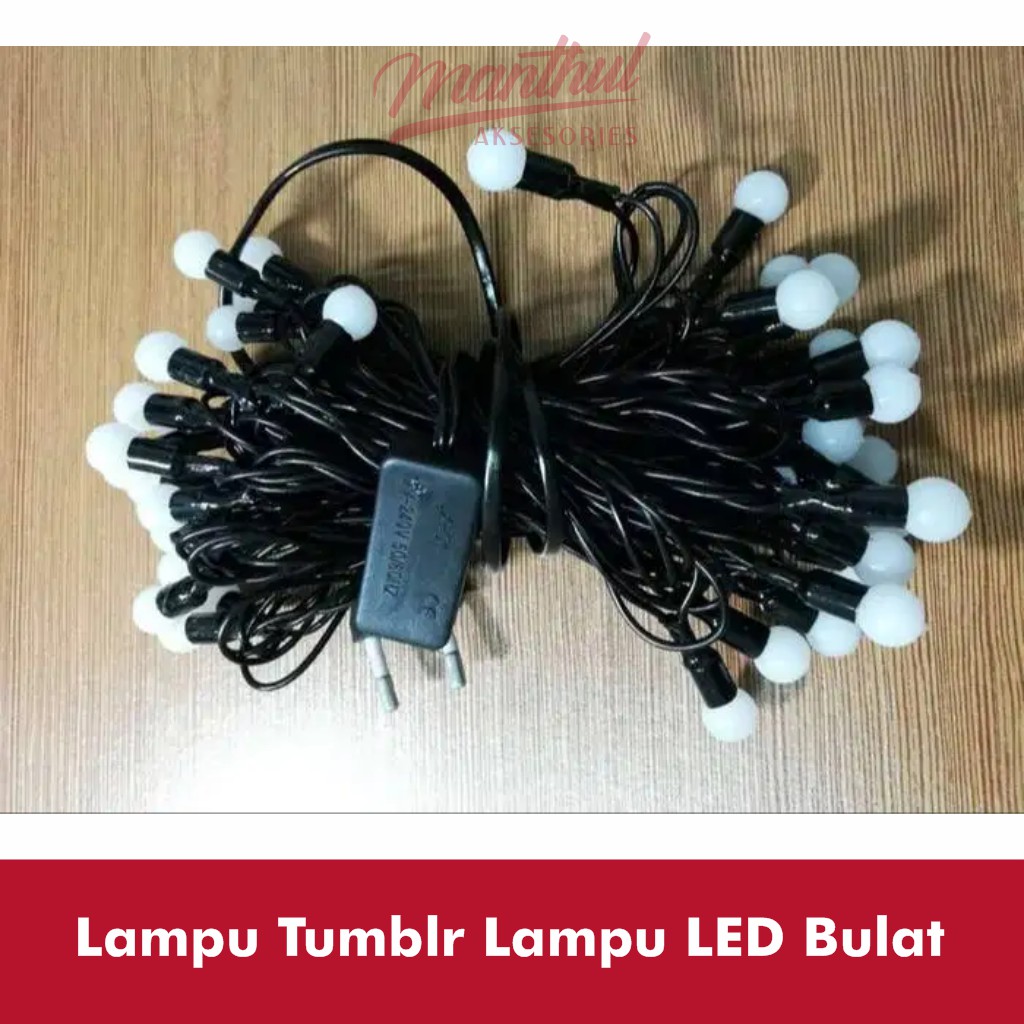 Lampu Tumblr Lampu LED Bulat