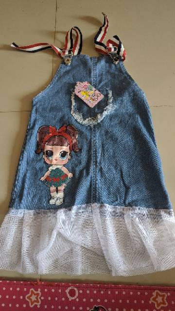 Overall jeans tutu (1 lampu )