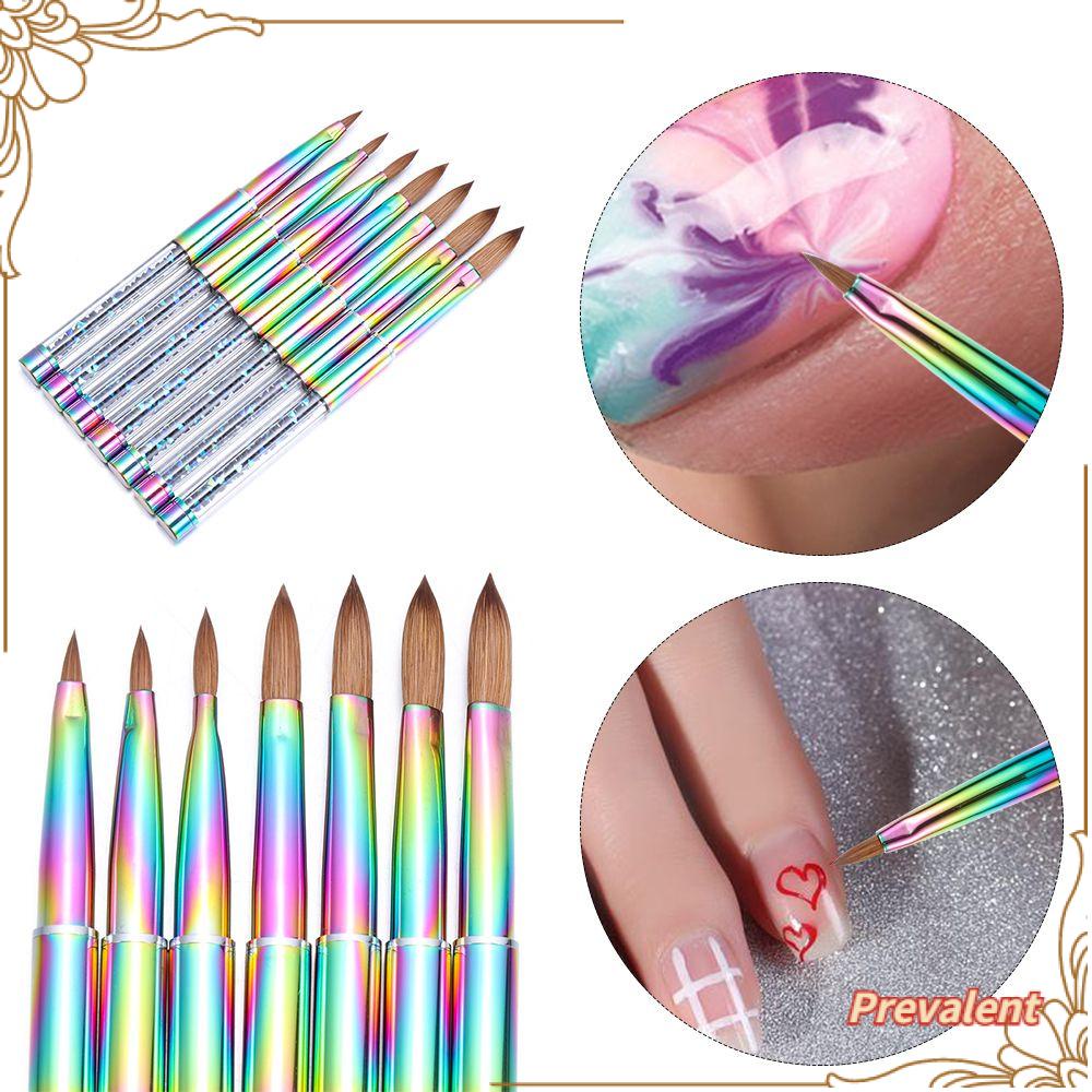 Preva 1PC Kuas Nail Art Bahan Akrilik Untuk Wanita