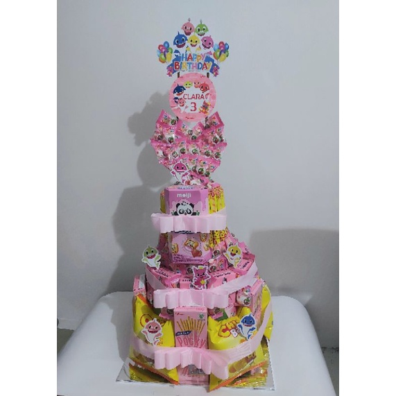 

Snack Tower Premium / Pink