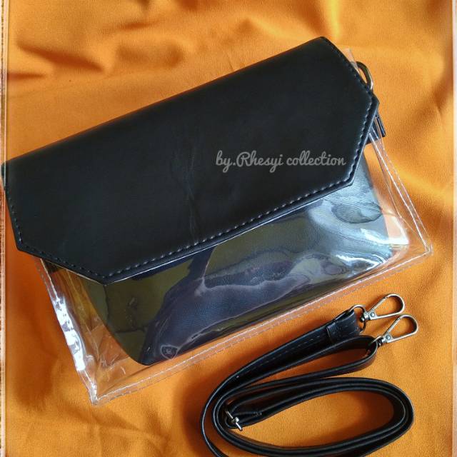 Tas wanita/ tas selempang transparan