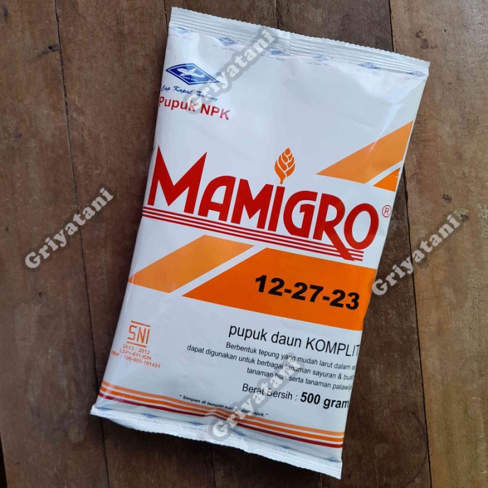 Pupuk Mamigro 12 27 23 500 gr