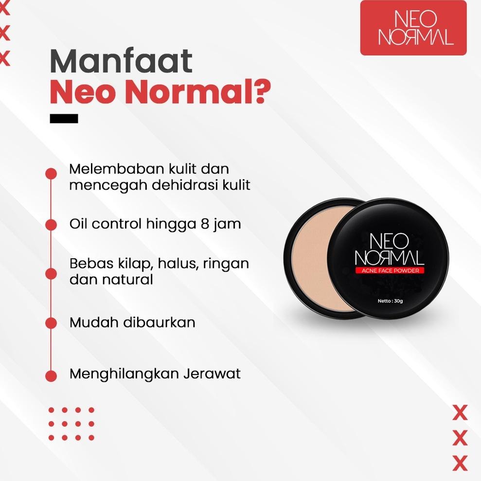 BEDAK JERAWAT - NEO NORMAL Acne face powder / LOOSE POWDER ORIGINAL
