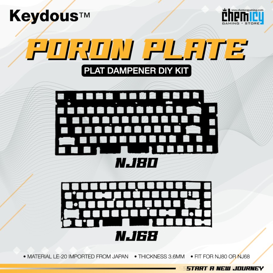 Keydous Poron Plate Dampener DIY Kit