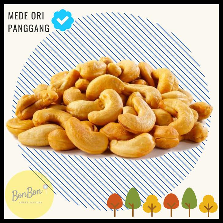 

DISKON TERBATAS !!! 1KG KACANG MEDE TAWAR PANGGANG OVEN ROASTED METE ORIGINAL PLAIN NO MSG TERLARIS