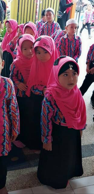 Jilbab anak model ayu ting pita/ jilbab anak instan / jilbab anak nama