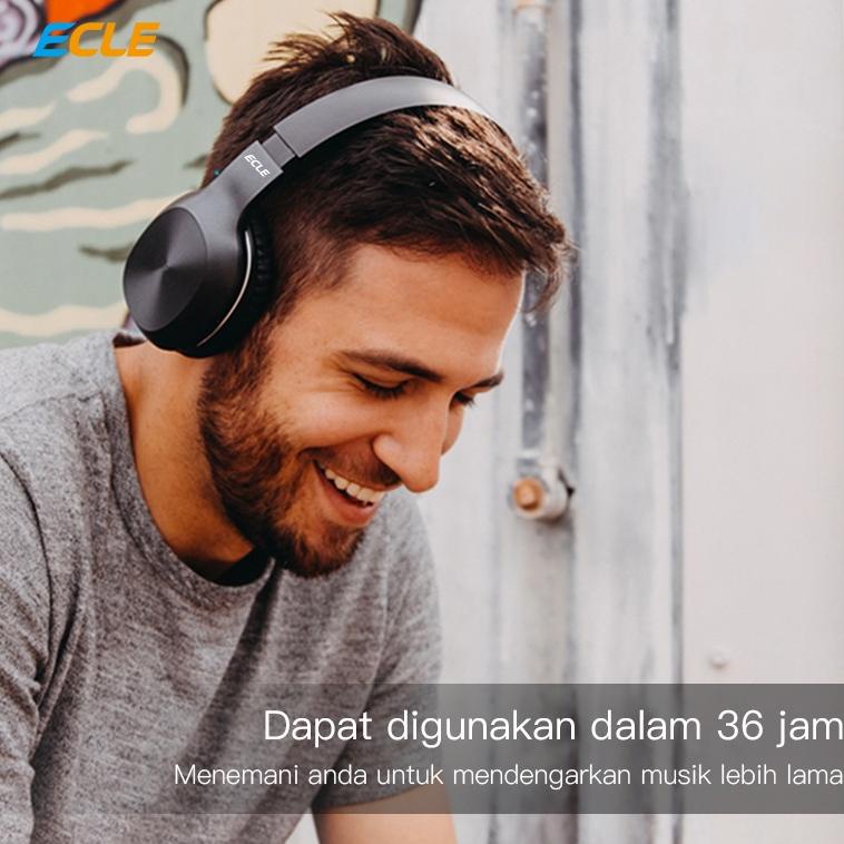 (S9C4) (NEW) ECLE Bluetooth Headphone Gaming Wireless Headset Gaming HiFi Stereo Noise Reduction //P