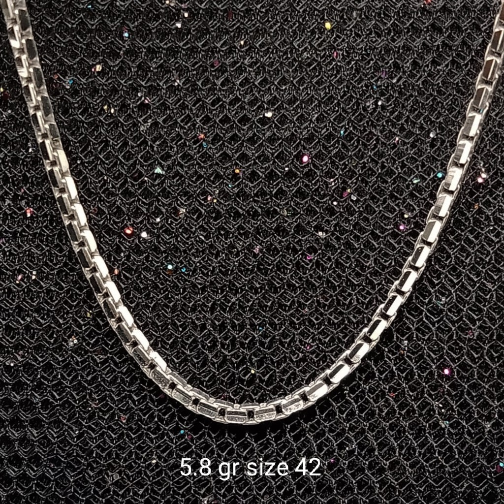 Kalung Emas 17 K - Putih 5.8 gr Kadar 750 - 2678