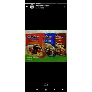 

Beras basmati dan bumbu instan