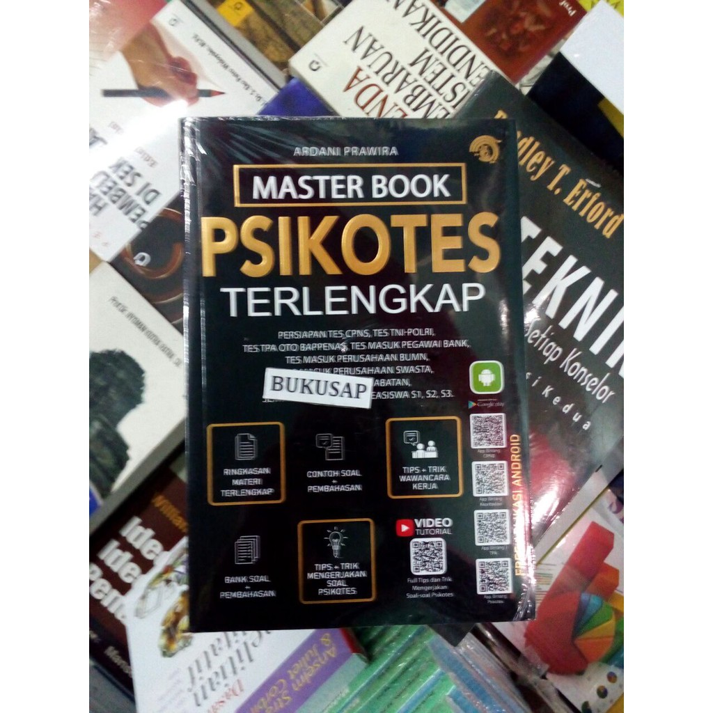 Jual BUKU MASTER BOOK PSIKOTES TERLENGKAP - Ardani Prawira Original ...