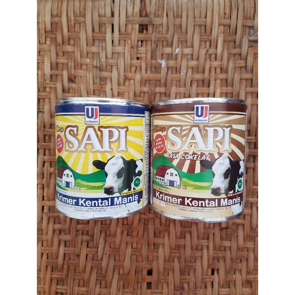 

Krimer Kental Manis Cap Sapi Kaleng 375gram Putih/Coklat