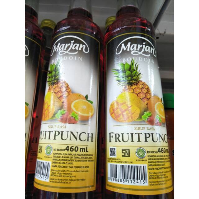 

Sirup Marjan boudoin fruit punch 460 mili